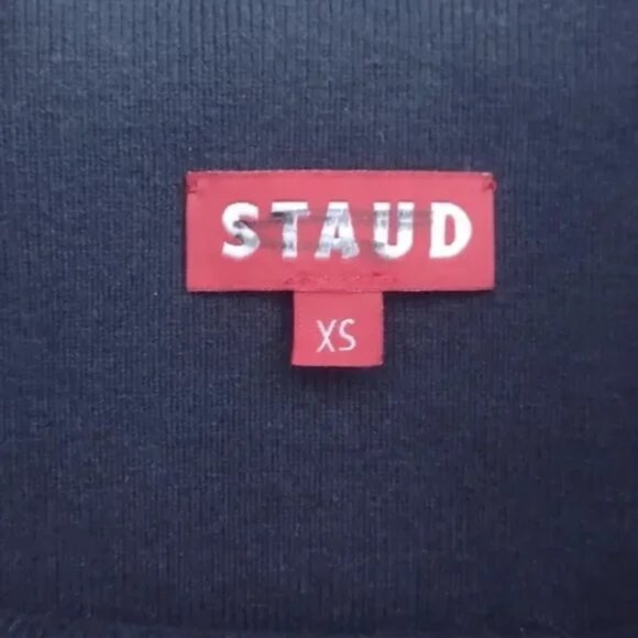 Staud Skirt Linen Knit Pencil Midi - Picture 3 of 9